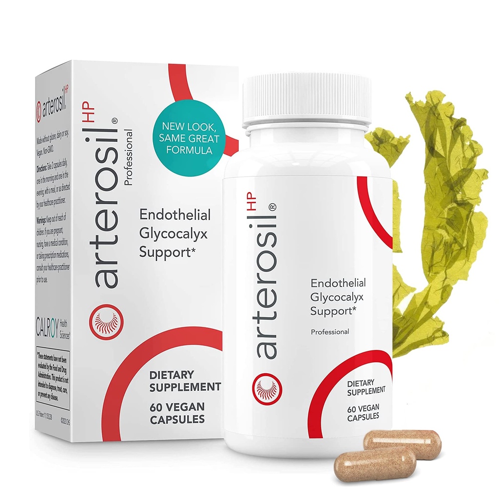 Arterosil HP Professional - Endotelial Glycocalyx Support - Heart Health Support - Artery Health Support - Circulation Support - MonicumRS ® Rhamnan Sulfate - Monostroma Nitidum