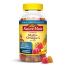 Nature Made Herre Multivitamin Gummies med Omega-3, Herre Gummy Multivitaminer til daglig ernæring Support, 150 Gummy Vitamin og Min, 75 Day Supply