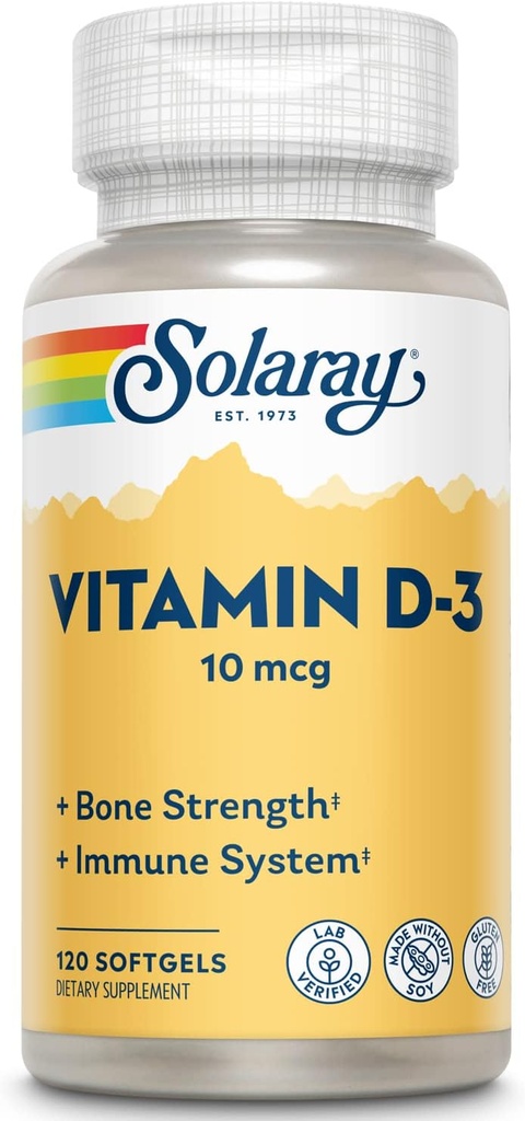 SOLARAY Vitamin D- 3- 400 IE