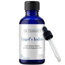 Dr. Tennant 's Liquid Jod Drops 2 Fl Oz Myint 124; Lugol' s Solution with Kalium Iodide Б124; Hjælper Thyroid funktion, Hormonal Balance, og immunforsvar