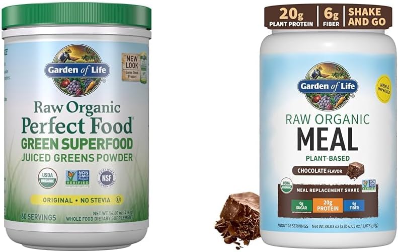 Have of Life Super Greens Powder Smoothie & Mix, Probiotika & fordøjelsesenzymer & Rå Organic Meal Erstatning Shakes - Chokolade Plante baseret Vegan Protein Powder