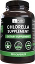 Pure Original Ingredienser Chlorella (365 kapsler) Ingen Magnesium eller ris Fyldere, Altid Pure, Lab Verified