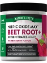 Nature 's Truth Beet Root Powder Dec124; 7,73 oz Dec124; Nitrooxid Supplement for mænd og kvinder Dec124; Vegan, Non- GMO & Gluten Free Pre- Workout Dec124; Blandet Berry Flavor