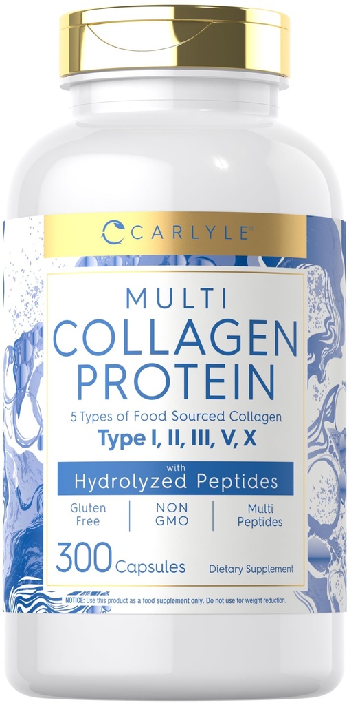 Carlyle Multi Collagen Protein Capsules 2000mg