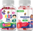 Magnesium gummier for voksne - 500mg & zink gummier for børn og voksne
