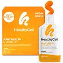 Healthycell Joint Health & Mobility Daily Liquid Supplement - Joint Support, Inflammation Response, Cartiage & Fleksibilitet med Curcumin, Glucosamin & Chondroitin - 30 Gel pakker