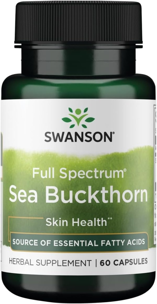 Swanson Fuld Spectrum Sea Buckthorn 400 Milligram 60 Kapsler