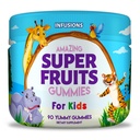 Infusioner Super Fruit Gummies for Kids 90 Count Antioxidant Blend Soft og lækker Vegan Friendly Gluten Free Non- GMO