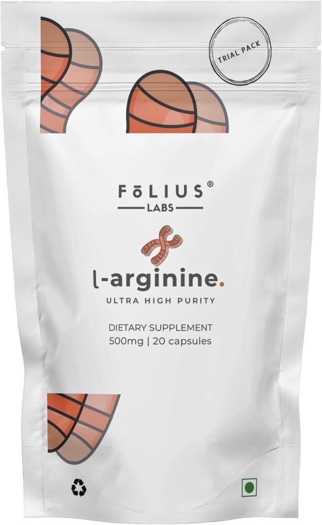 L- Arginin 1000mg supplement til mænd og kvinder - understøtter nitrogenoxid produktion - understøtter blodcirkulation - Pre Workout Aminosyre supplement (10 dages prøvepakke)