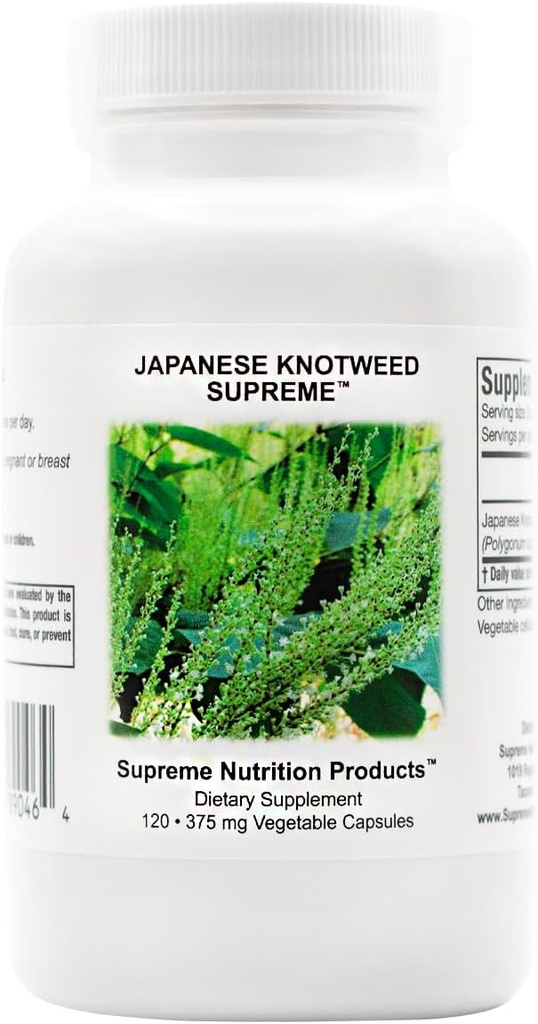 Supreme Nutrition Japansk Knotweed Supreme, 120 Pure Polygonum cuspidatum Vegetariske Kapsler