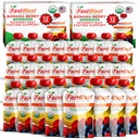 Frugt Smoothie Pouches Banana Berry - 2 pakker, 24 Pcs Smoothie Meal Erstatnings- USDA Organic Sunde Snacks For voksne, squeeze Pouches For Drikke For Voksne, Soft Foods, Gluten Free Dairy Free Snacks