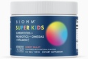 BIOHM Super Kids Superfood Powder Plus Probiotika, (5.3 Oz, 30 Servering) Lækker Berry Blast, Antioxidanter, Omega 3 & C-vitamin, Non- GMO, Dairy Free, Ingen kunstige ingredienser, Vegetarisk, Age 4 +