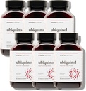 SMARTERNUTRITION Ubiquinol 100mg + Natural Plant- Based Complete Omega 3 6 9 - Klinisk undersøgt Ahiflower ® Oil - Ultra Absorption CoQ10 for Heart Support - Non- GMO - 360 Softgels [180 - Day Supply]