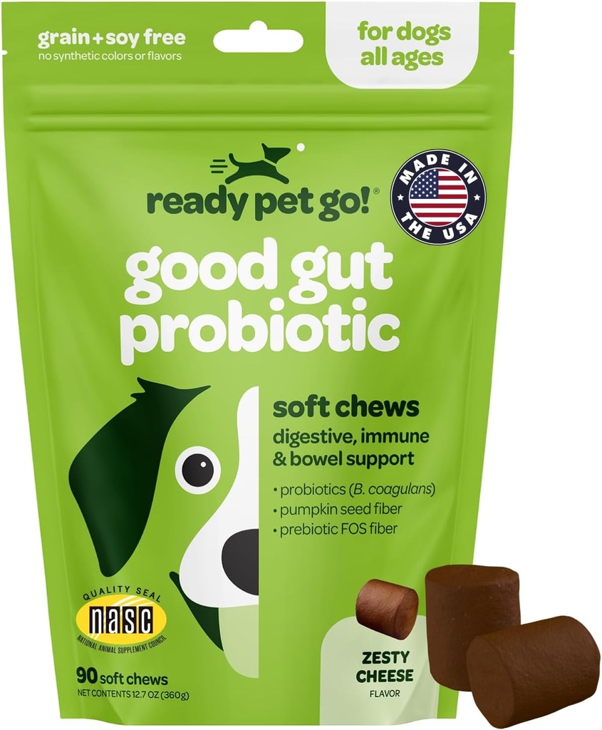 Probiotiske tykkere til hunde Gut Health Budd124; Smagfuld Pre og Probiotika til hunde fordøjelsessygdomme med græskar hund Probiotika og fordøjelsesenzymer Budd124; NASC Certified & Made in The USA