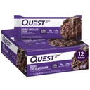 Quest Nutrition Double Chocolate Chunk Protein Bars, 20g Protein Bars, 1g Sukker, 4g Net Carb, Gluten Free, Keto Friendly, 12 Greve