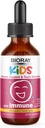BIORAY Kids NDF Immun, Blåbær - 2 fl oz - immunforsvar & toksin Remover - Non- GMO, Vegan, Gluten Free - ca. 30 Servere