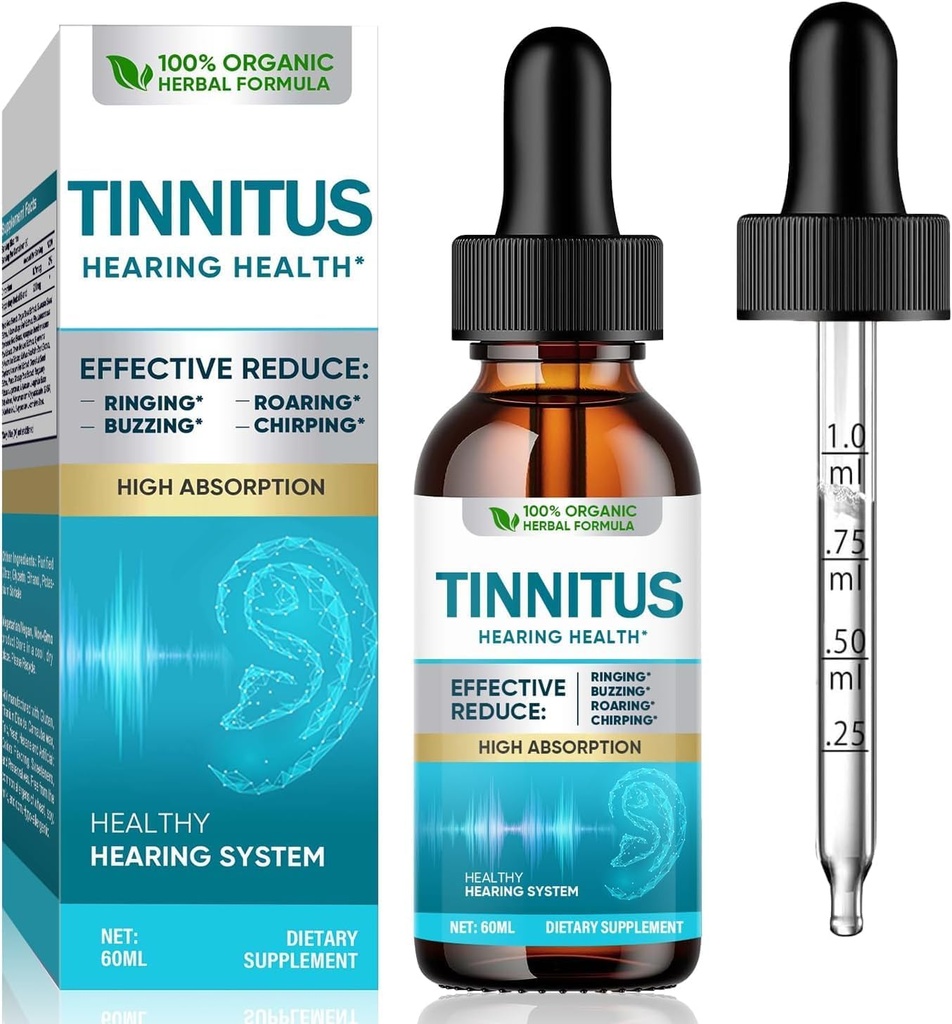 Tinnitus Relief for Ringøre, Natural Øre Ringning Relief for Craged Øre, Reducere Øre støj for kvinder Mænd