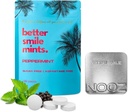 NOOZ bedre Smile Mints - 180 Greve - 124; Oral Health & Fresh Breakfast Support - 124; Gum & Tandpleje, pH balance - 124; Sugar- Free, Aspartame- Free - 124; Pebermynte Flavor - 124; Inkluderer Premium Refillable Tin
