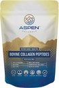 ASPEN NATURALS Græs fodret Bovin Collagen Peptider Powder 3lb - Collagen for Women, USA Sourced from USDA Inspected Catle, Gluten Free, Paleo Friendly, Vand Opløselig, Flavorless, Nemt Blandinger