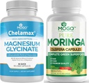 MOGO Pure Magnesium Glycinat og Moringa Capsule - Superfood + bedre Mineral