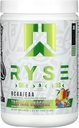 RYSE BCAA EAA Powder - Tropical Snocone - 5g forgrenet kæde Aminosyrer, 3g Essential Aminos, Sugar- Free Electrolytes for Muscle Recovery, Endurance, Hydration og Styrke - 30 Serveringer