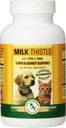 Mælk Thistle lever & Nyre supplement til hunde og katte med DHA, EPA, Silymarin, og B-vitamin (B1 B2 B6 B12) til at forebygge lever og nyresygdom - 60 tyggetojer - Bacon ost flavor