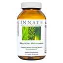 INNAT Response Formulas Baby & Me Multivitamin - Prenatal og postnatal Vitamin med Folate, Cholin, og Vitamin B12 og D3 - Vegetar, ikke-GMO, og Gluten- Free - 120 tabletter (60 Servere)