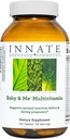 INNAT Response Formulas Baby & Me Multivitamin - Prenatal og postnatal Vitamin med Folate, Cholin, og Vitamin B12 og D3 - Vegetar, ikke-GMO, og Gluten- Free - 120 tabletter (60 Servere)