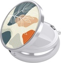 Nipichsha Pill Box, Lille Pill sag for purse & Pocket, Cute Travel Medicine Organizer, Portable Medicine Container Holder til at holde vitaminer, Medicin, Fish Oil & Supplement, Desert Leaf