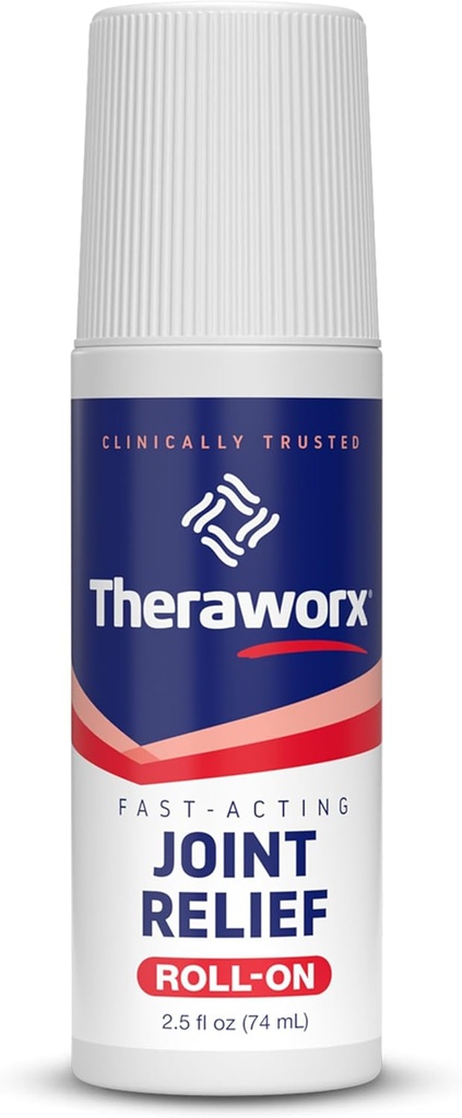 Theraworx Fast- Actioning Joint Relief Roll -On Joint Discomfort & Inflammation Relief - 2,5 Oz - 1 Greve