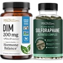 Sulforaphane Complex med 200 mg DIM supplement til forbedret østrogen balance for kvinder