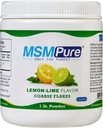 KALA SUNDHED MSMPure Lemon Lime Flavored Coass MSM Powder Flakes - US- Made MSM for fælles sundhed, hud udseende, og hår & negle støtte - 1 LB, Økologisk svovl