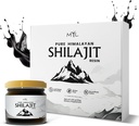 Shilajit Pure Himalayan Organic Shilajit Resin, Gold Grade for Mænd & Kvinder, Understøtter energiproduktion & Vitality med 85 + Trace Minerals & Fulvic Acid, 75 Servering, 2,5 Måneder Tilgang.