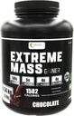 Ekstrem Mass Weight Gainer Muscle Builder, 10 LB (4,54 kg) med mindre sukker til intens træning træning lavet af høj kalorie forarbejdet valle protein (chokolade)