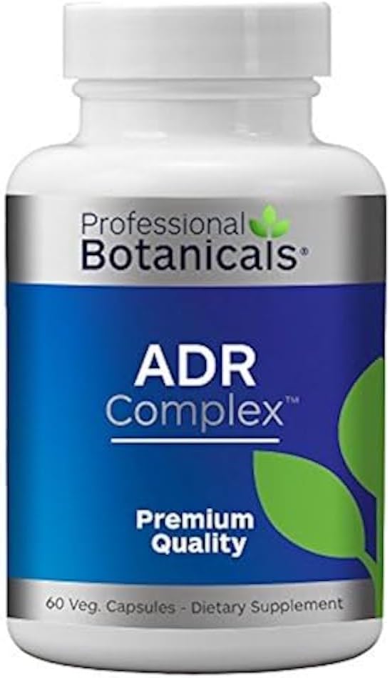 Professionelle botanicals Adrenal Complex supplement - understøtter sund binyrefunktion, stress Relief, og energi niveauer - 90 Vegetariske kapsler