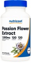Nutricost Passion Flower Extract (1.500mg Ækvivalent) 120 Kapsler - Gluten Free, Non- GMO, og Vegetarisk Friendly