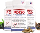 Blodtryk supplement til at hjælpe med at reducere højt blodtryk naturligt, CoQ10, nitrogenoxid, sort Odorless Laged Hvidløg, Omega 3, L- Theanin, Vitamin D3 til Blood Pressure Support