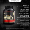 Optimum Nutrition 100% Whey Gold Standard, Dobbelt Rich Chokolade, 5 Pund