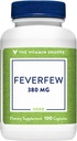 Den Vitamin Shoppe Feverfeet 380MG, En traditionel urt, Én gang dagligt (100 kapsler)