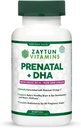 Halal Prenatal Vitamins + DHA, Folic Acid Iron, Ginger for Soothing, One Daily, for All Pregnancy Stages, Gluten Free, Non-GMO, 60 Softgels, 2 Months Supply, USA Made, Halal Vitamins