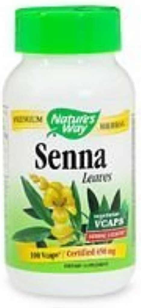 NATUR 'S WAY SENNA LEAVES, 100 VCAP (pakning med 4)