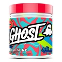 GHOST Legend Pre-Workout Powder, Blå Hindbær - 30 Servering - Pre-Workout for mænd og kvinder med cholin, L-Citrulline, & Beta-alanine for energi og fokus