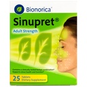 Bionorica Sinupret Voksen Styrke Sinus - Immun Support - Alle naturlige - Urter Nasal Passage & Immunity Boost - 25 tabletter