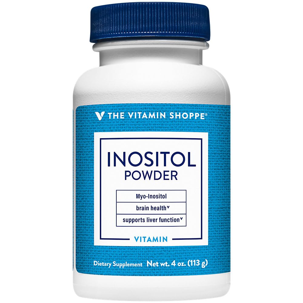 Den Vitamin Shoppe Inositol Powder - Understøtter hjerne sundhed - Unflavored (4 oz. / 134 Servere)