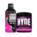 PROSUPPS L-Carnitine 3000 Stimulant Free Liquid Shots (31 Servings, Berry) and Mr. Hyde Signature Series Pre-Workout Energy Powdered Drink (30 Servings, Pixie Dust) Bundle