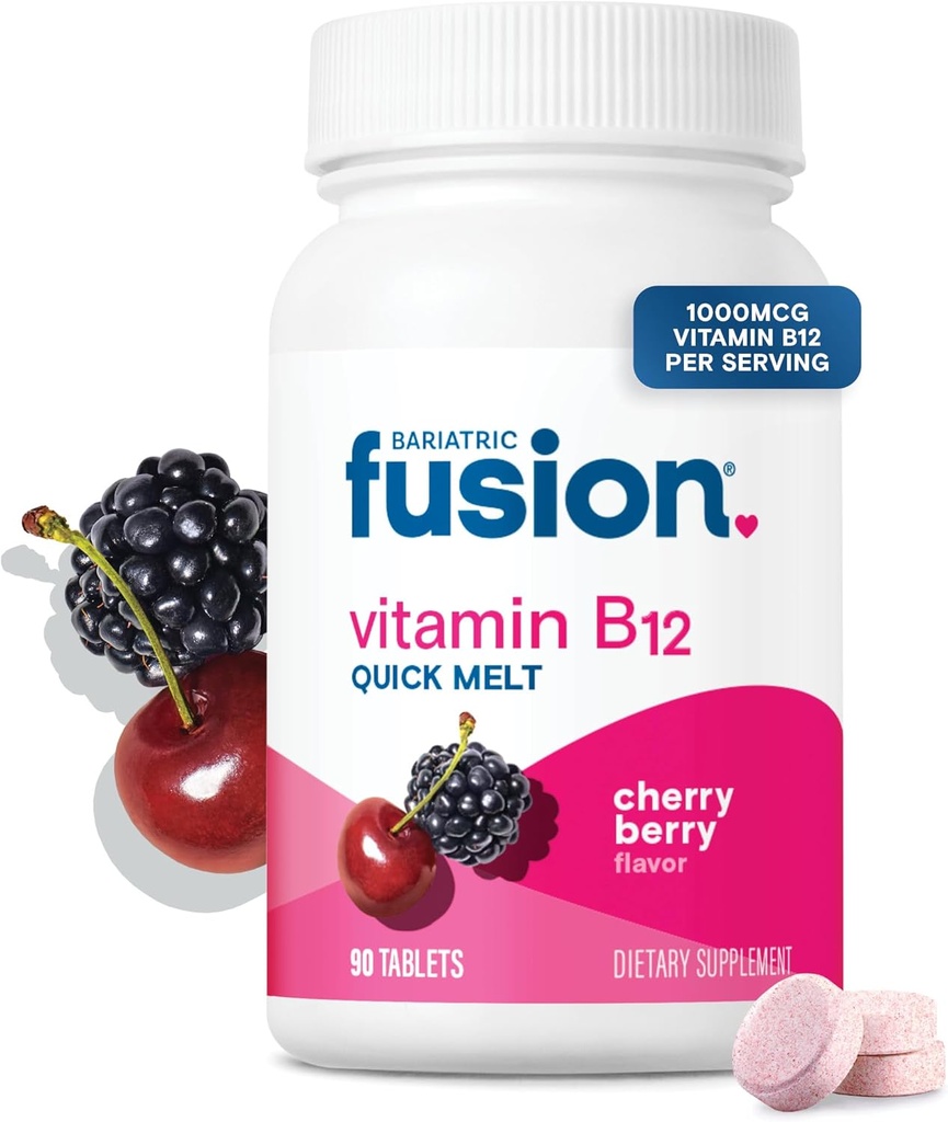 Bariatric Fusion Vitamin B12 Sublingual 1000 mcg Smelts