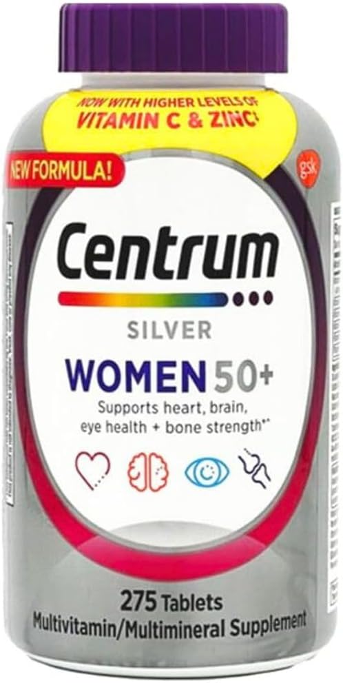 Centrum Sølv Kvinder 50 + Multivitamin Multimineral 250 Tabs