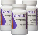 Equitab Vertisil Vertigohelp to Relieve Vertigo Symptomer herunder Svimmelhed og Kvalme Kontrol Pack 3