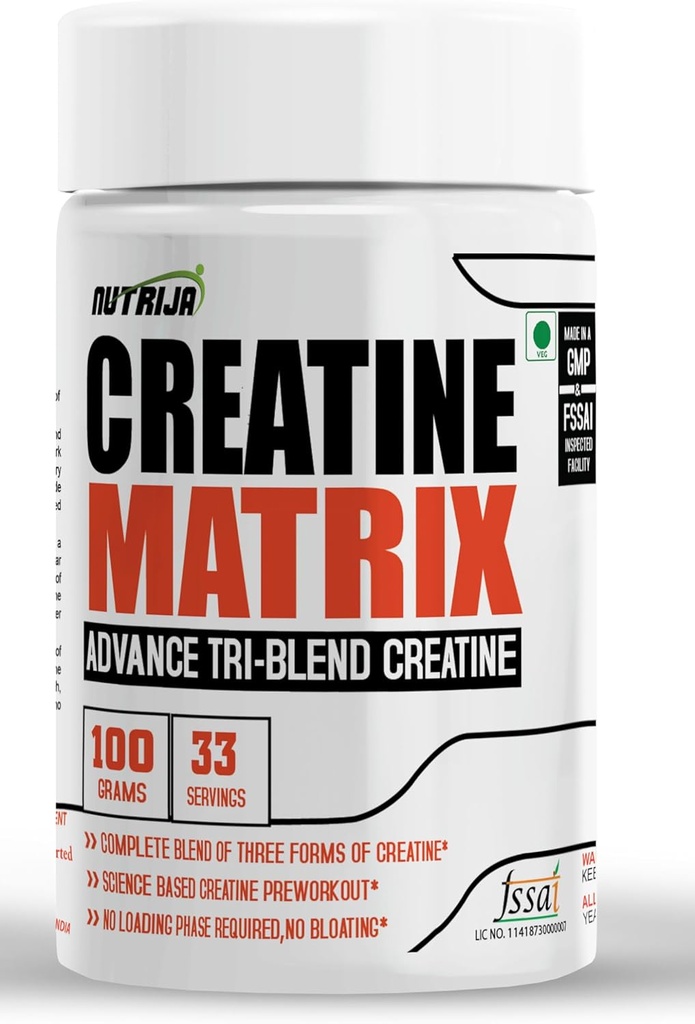 CREATINE Matrix ™ - Complete Blend of Creatin HCL, Create Nitrate & Magnesium Chelate - 100 bedstemor (Ananas)