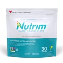 Nutrim Oat Bran Powder with 750mg Beta Glucan per Serving - Easy-Mix Soluble Fiber for Cholesterol Management & Immune Support - Heart Healthy, Non-GMO & Vegan Oatmeal Powder
